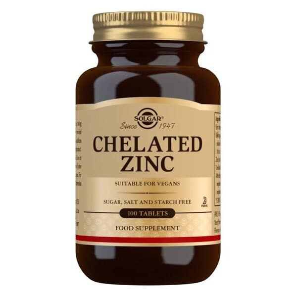 Chelated Zinc - 100 tabs
