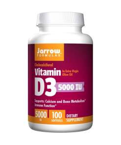 Jarrow Formulas - Vitamin D3 5000 IU - 100 softgels