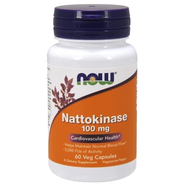 NOW Foods - Nattokinase 100mg - 60 vcaps