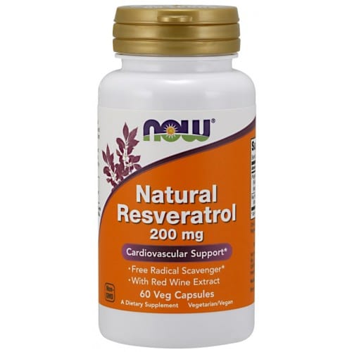 NOW Foods - Natural Resveratrol with Red Wine Extract