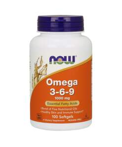 NOW Foods - Omega 3-6-9 1000mg - 100 softgel