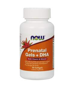 NOW Foods - Prenatal Gels + DHA 90 softgels