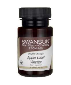 Swanson - Apple Cider Vinegar 200mg Double-Strength - 30 tablets