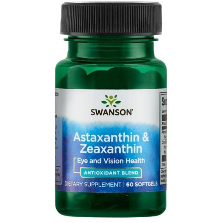 Swanson - Astaxanthin & Zeaxanthin - 60 softgels