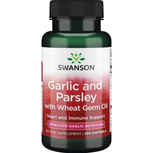 Swanson - Garlic and Parsley with Wheat Germ Oil - 250 softgels