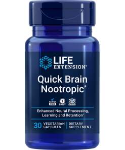Life Extension - Hurtig Hjerne Nootropisk - 30 kapsler