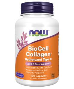 NOW Foods - BioCell Collagen Hydrolyzed Type II - 120 kapsler