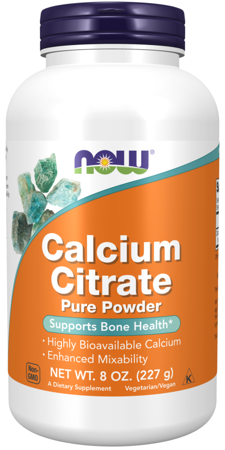 NOW Foods - Calcium Citrate Ren Pulver - 227g
