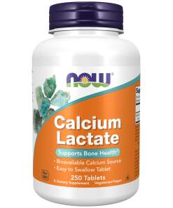 NOW Foods - Calcium Lactate - 250 tabletter