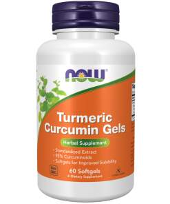 NOW Foods - Gurkemeje Curcumin - 60 bløde kapsler