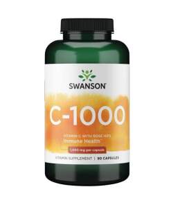 Swanson - C-vitamin med hybenekstrakt