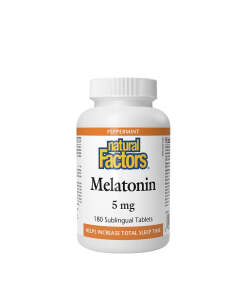 Natural Factors Melatonin 5 mg (180 Tablets