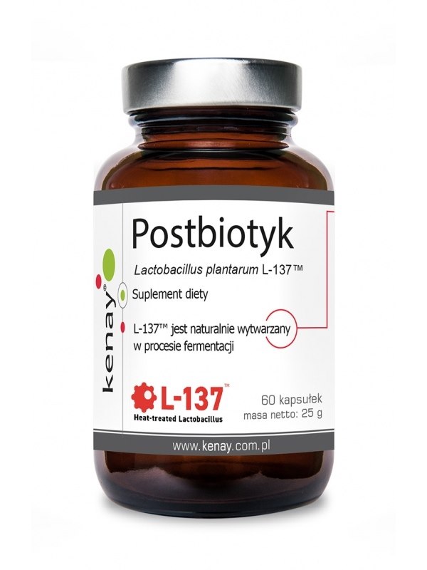 KENAY Postbiotic Lactobacillus plantarum L-137 (60 caps)