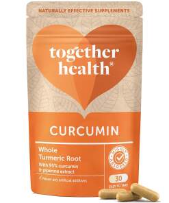 TOGETHER Curcumin & whole Turmeric Root with piperine extract 95% (30 caps)