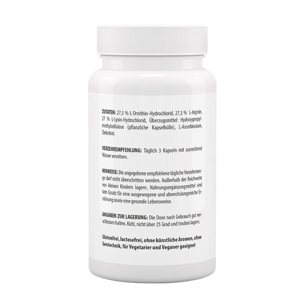Vitaworld – Vitaworld Arginine-Ornithine-Lysine + C + tsink – 60 kapslit - Image 3