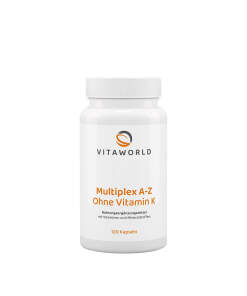 Vitaworld Multiplex A-Z Without Vitamin K (120 Capsules)