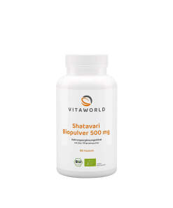 Vitaworld Shatavari 500 mg Organic (180 Capsules)