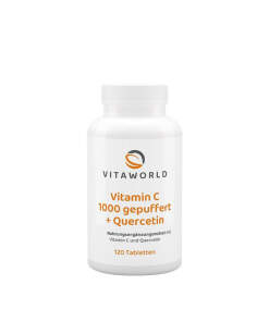 Vitaworld Vitamin C 1000 Buffered + Quercetin (120 Tablets)