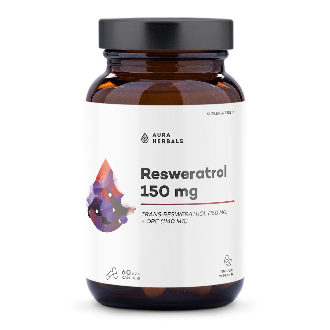 AURA HERBALS Resveratrol 150 mg (60 caps)