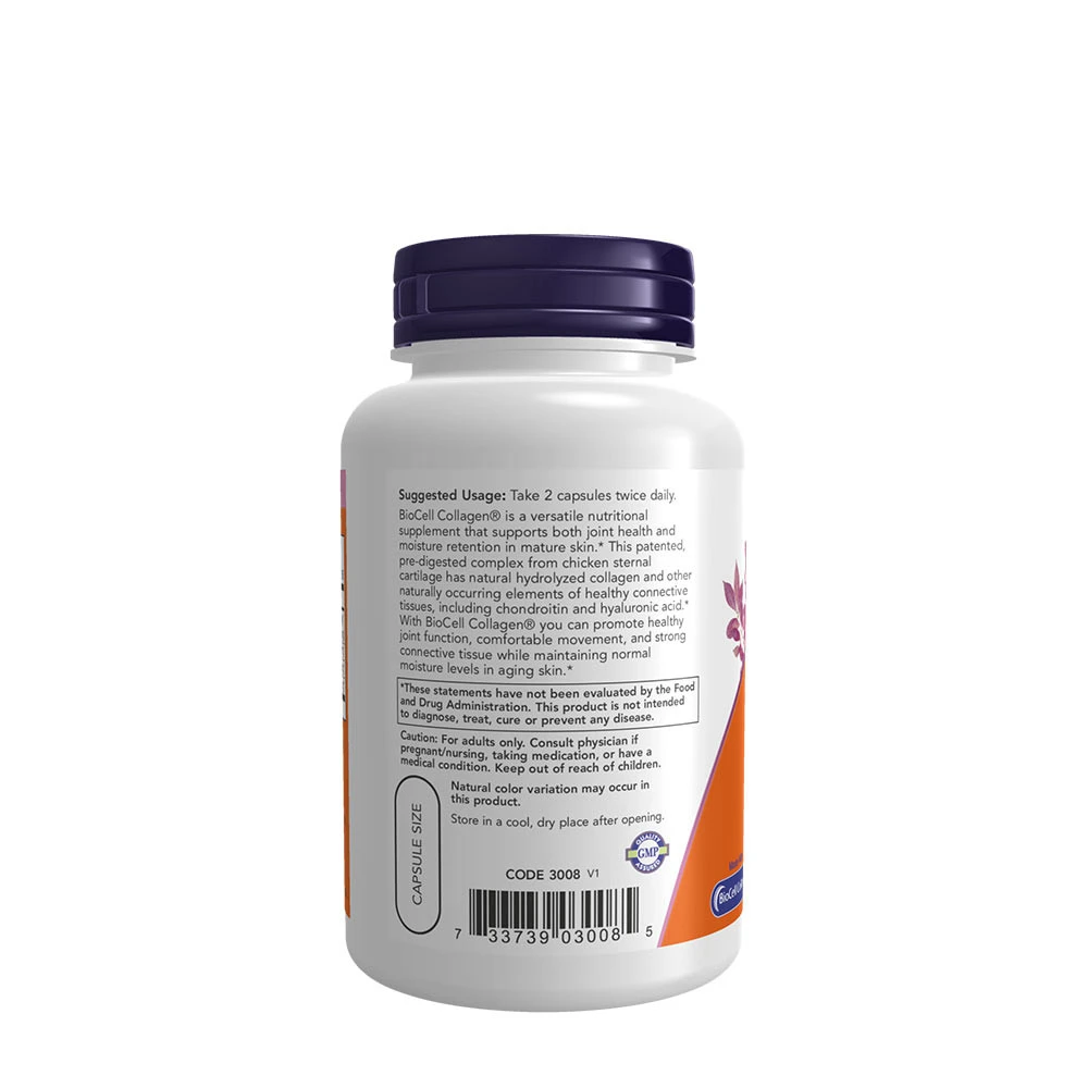 BioCell Collagen Hydrolyzed Type II - 120 vcaps - Eco Supplements