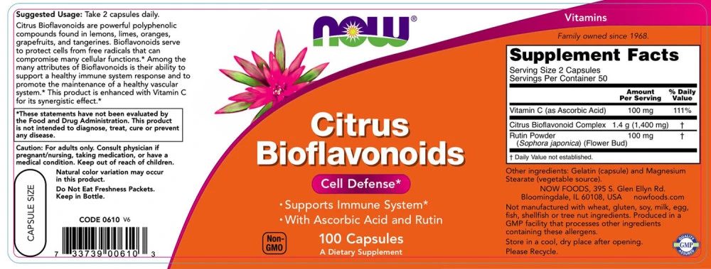 Citrusbioflavonoidid – 700 mg · 100 kapslit - Image 3
