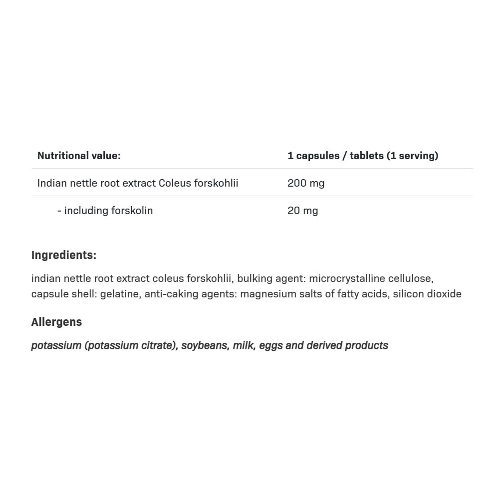 Coleus Forskohlii – 90 kapslit - Image 2