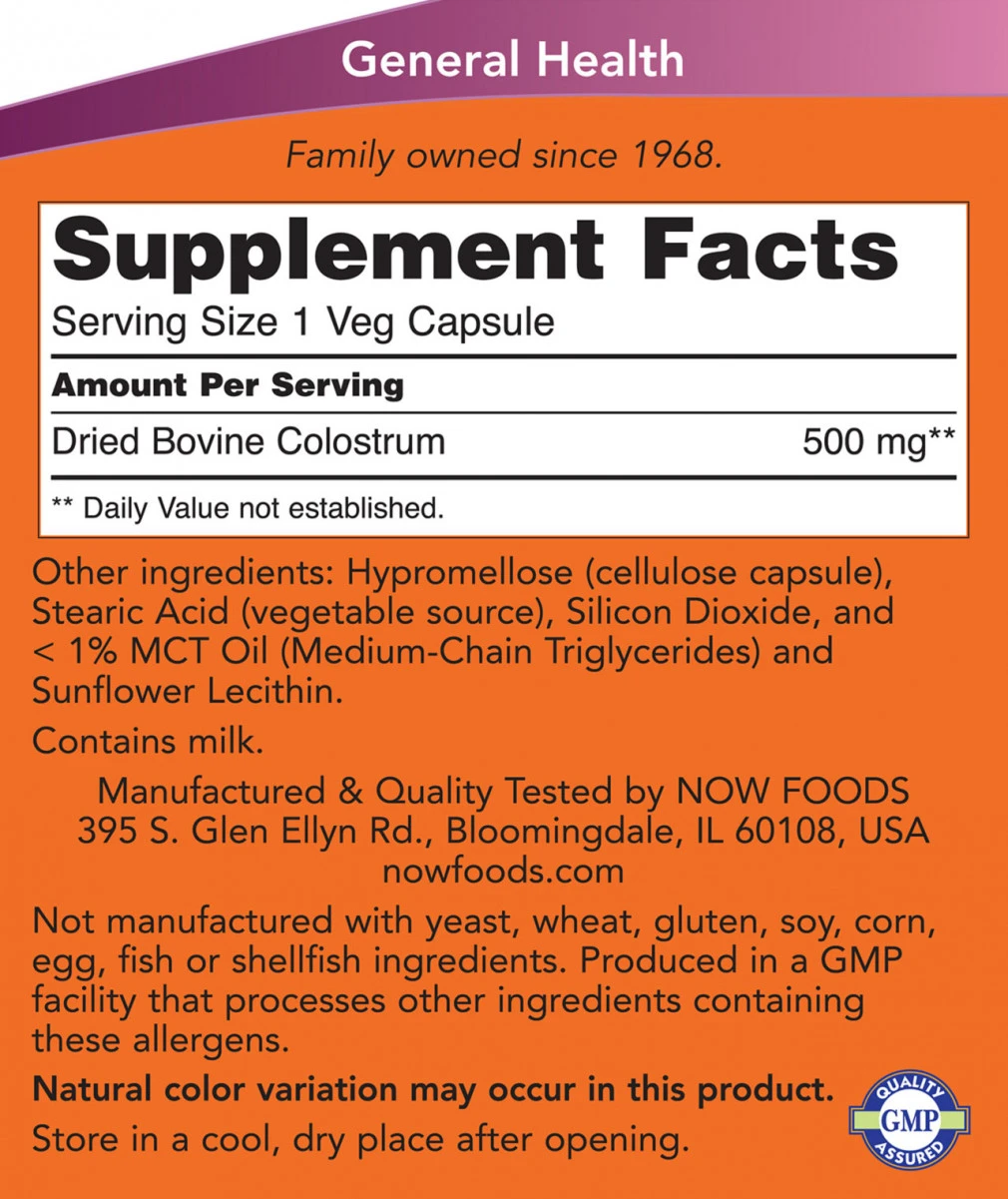 Colostrum – 500 mg · 120 kapslit - Pilt 4