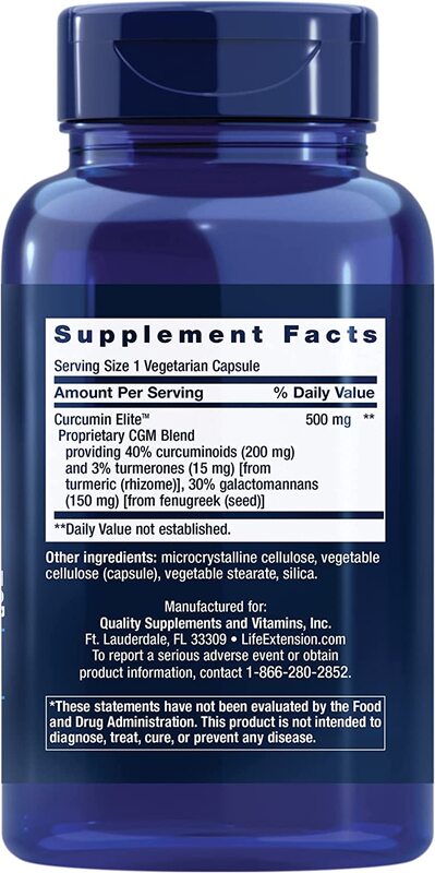 Curcumin Elite – kurkumi ekstrakt – 60 vcaps - Image 3