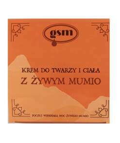 GSM Mumio Face and Body Cream with Living Mumio (200 ml / 6.8 fl.oz)