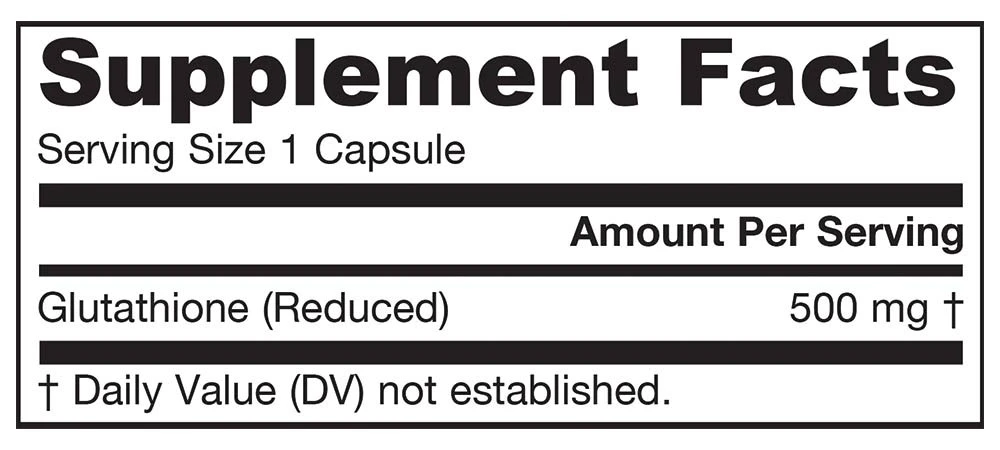 Vähendatud glutatioon – 500 mg · 120 kapslit - Image 3