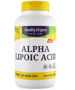HEALTHY ORIGINS Alpha Lipoic Acid  600 mg (150 caps)