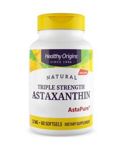 Healthy Origins Astaxanthin Depot 12mg 60 soft capsules