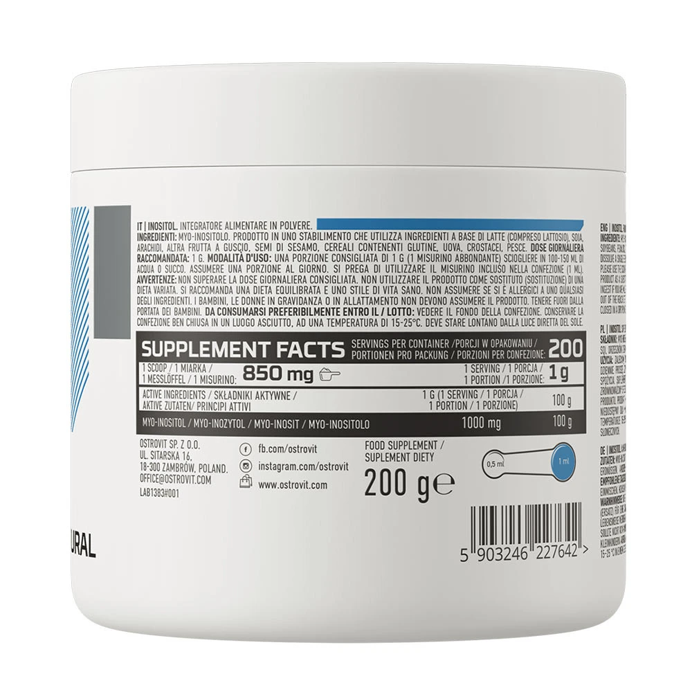 OstroVit – Inositool Supreme Pure 200 g - Image 4