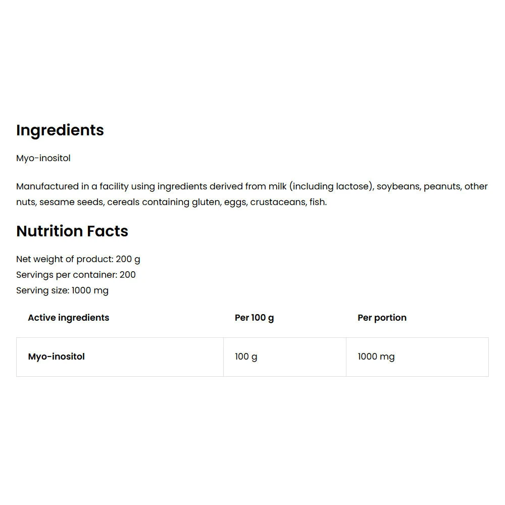 OstroVit – Inositool Supreme Pure 200 g - Image 5