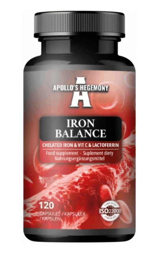 Iron Balance Chelated Iron & Vit C & Lactoferrin - 120 caps