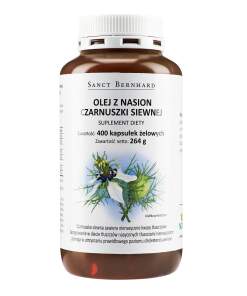 KRAUTERHAUS SANCT BERNHARD Black Cumin Oil Mono Capsules (400 caps)