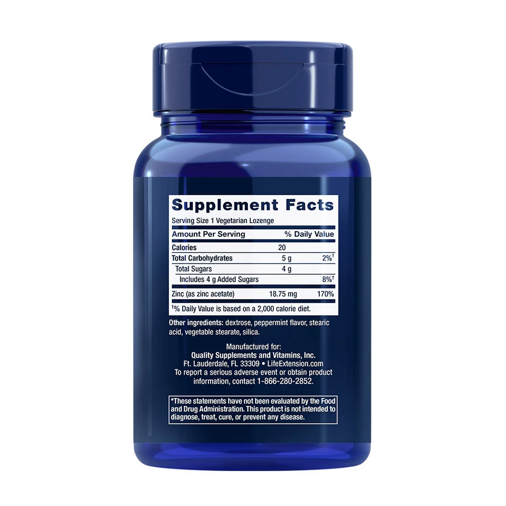 Forbedrede zinkpastillid, piparmünt – 30 vegetaarset tabletti - Image 2