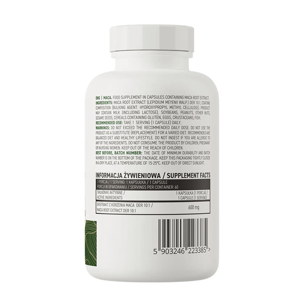 OstroVit – Maca 600 mg, 60 kapslit - Image 7