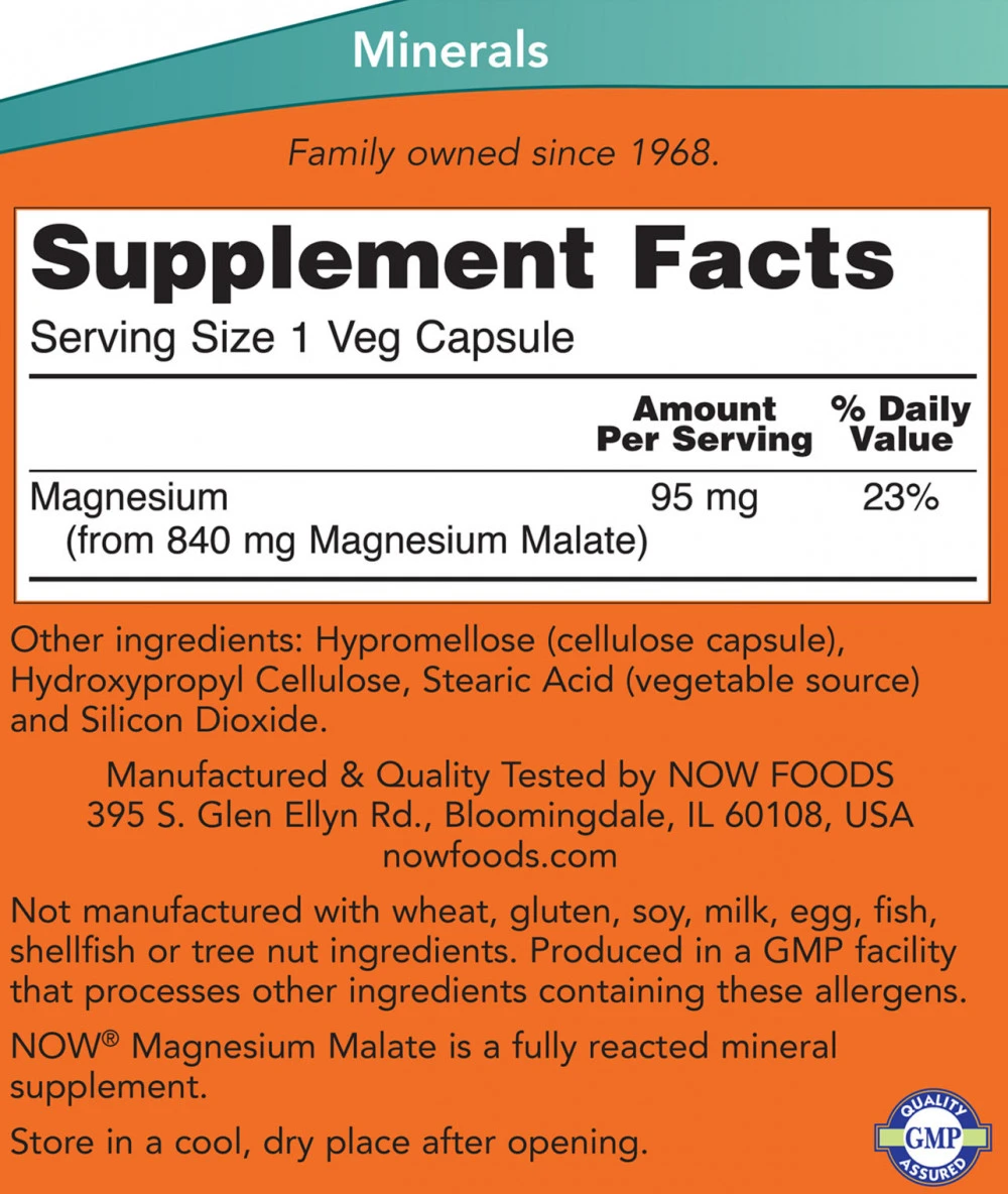 Magnesiummalat – 180 kapslit - Image 4