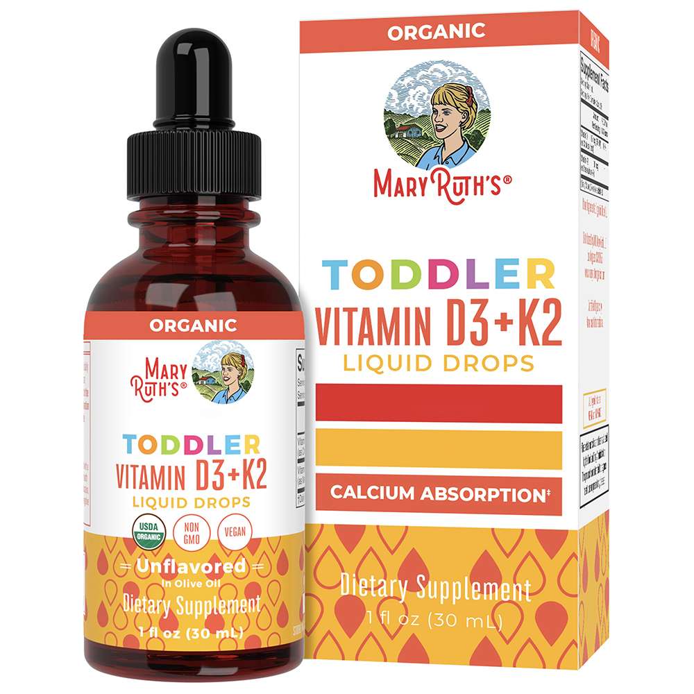 MaryRuth’s – Toddler vitamin D3+K2 tilk unflavored – 30 ml - Image 2