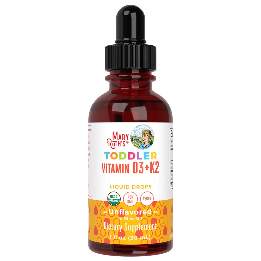 MaryRuth’s – Toddler vitamin D3+K2 tilk unflavored – 30 ml - Image 3