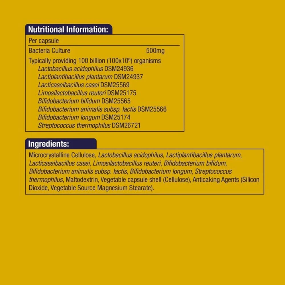 Natures Aid – Pro-100 ULTRA 100 miljard bakterit, 30 kapslit - Image 4