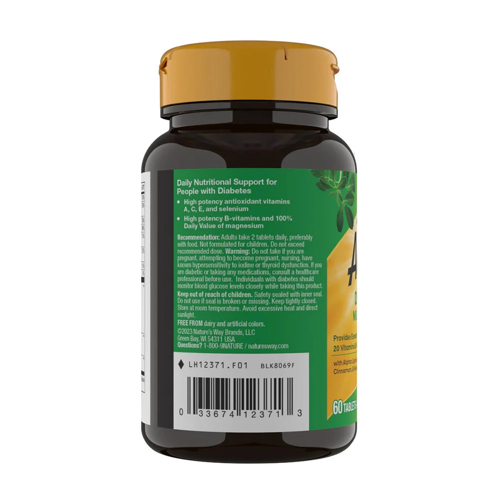 Nature's Way – Alive! Diabeetiline multivitamiin 60 tabletti - Image 8