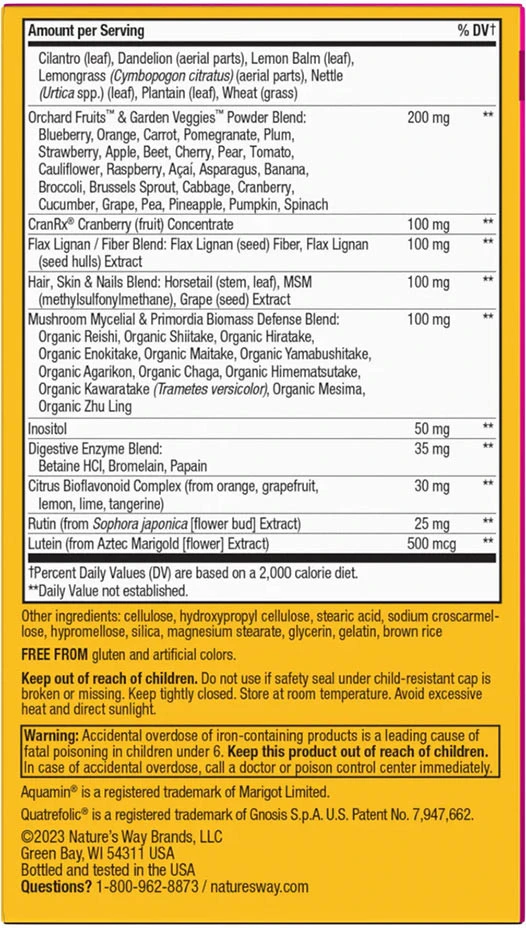 Nature's Way – Alive! Max3 Potency Kvinders multivitamiin 90 tabletti - Image 8