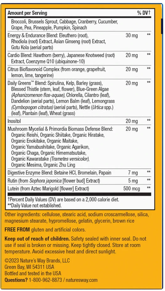 Nature's Way – Alive!® Men’s Ultra multivitamiin 60 tabletti - Image 5