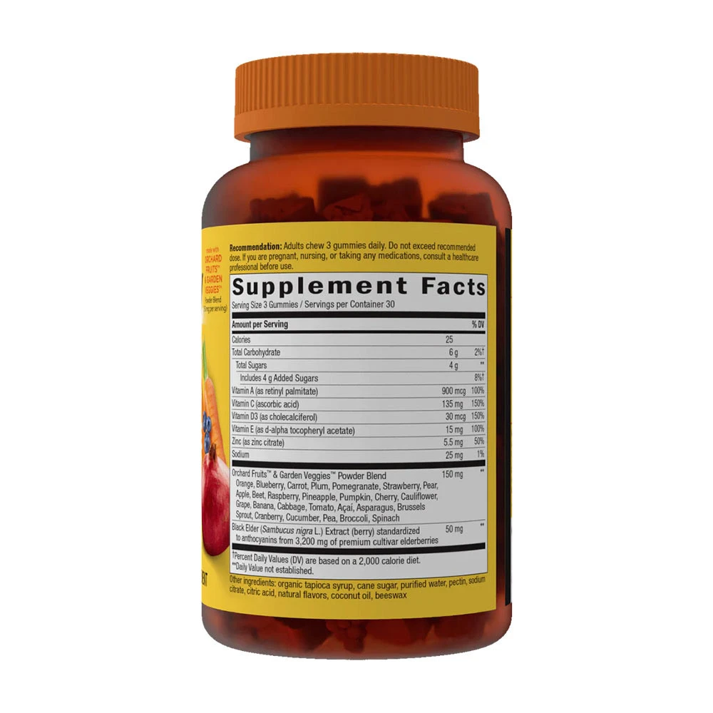 Nature's Way – Alive!® Premium Immune Gummies, kirsi- ja viinamarjamaitseline – 90 tk - Image 6