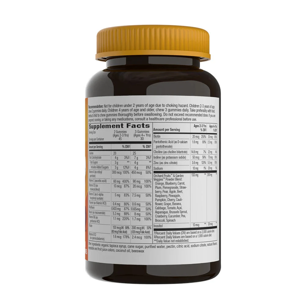 Nature's Way – Alive!® Premium Kids multivitamiinimandariin, apelsin & viinamarja gummy, 90 tk - Pilt 4