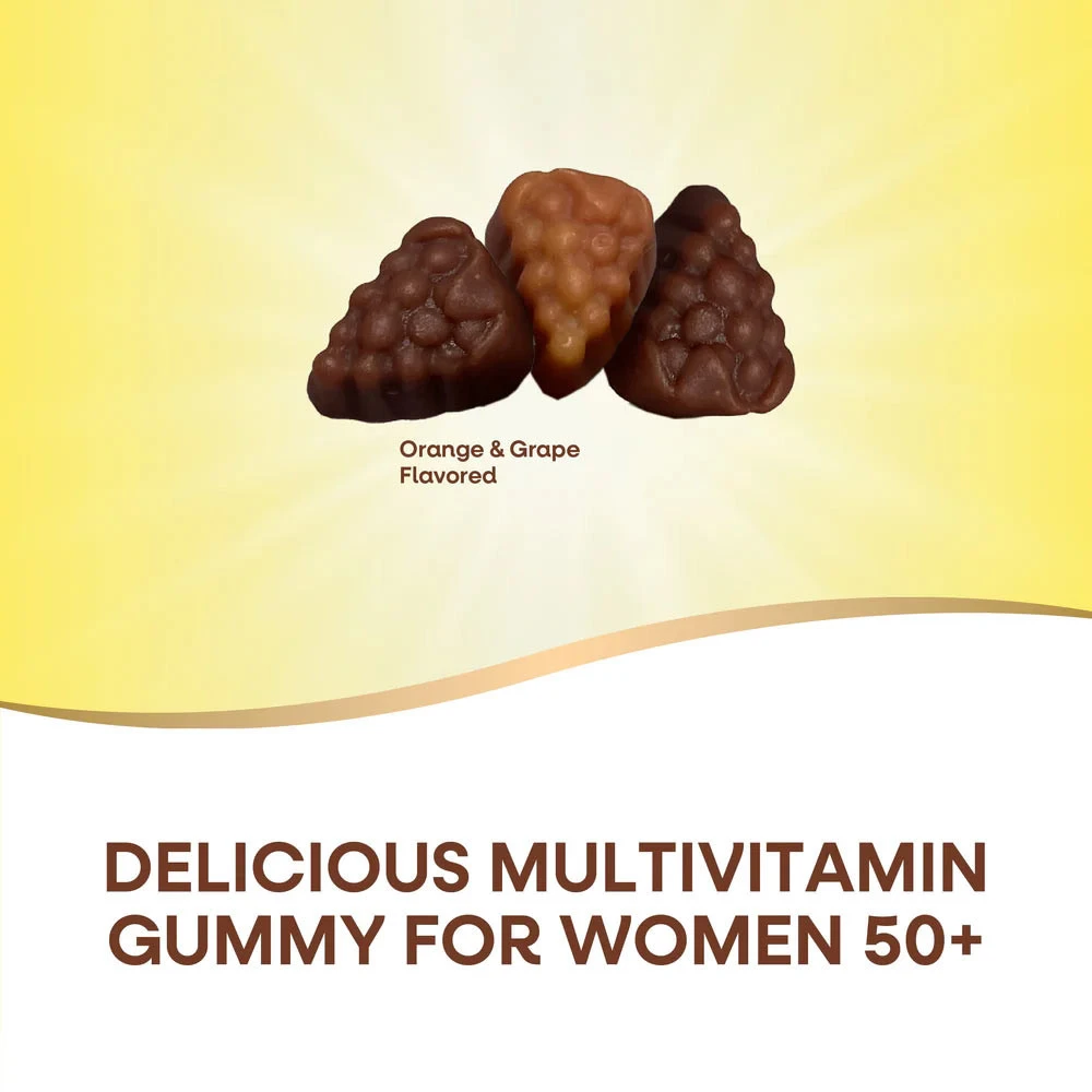 Nature's Way – Alive! Premium naiste 50+ multivitamiini gummies, kirss ja viinamarja – 75 stk - Image 6