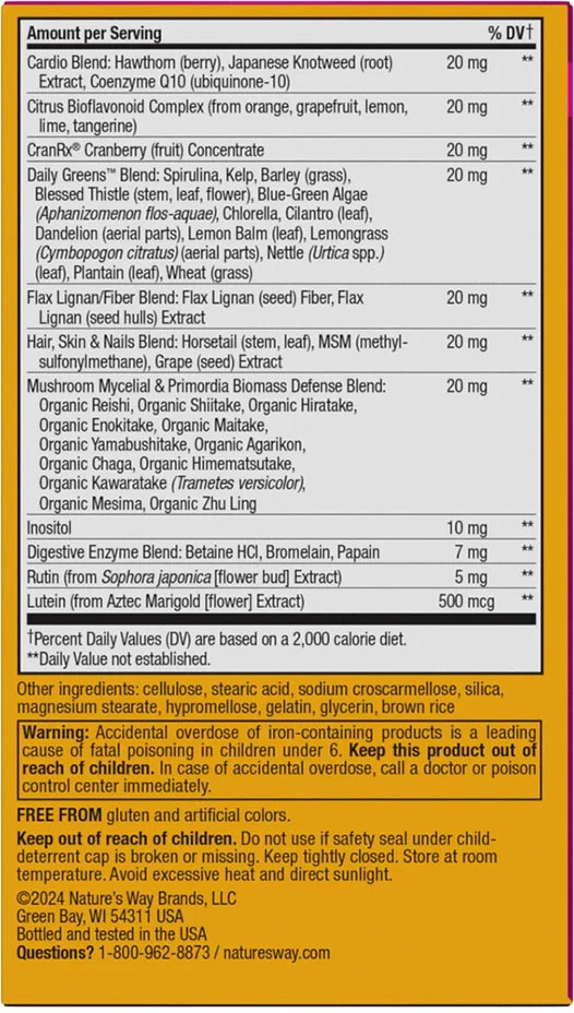 Nature's Way – Alive! Women's Ultra multivitamiin 60 tabletti - Image 3