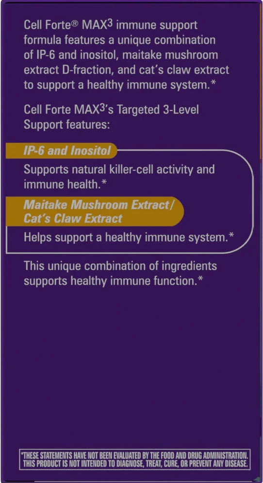 Natures Way – Cell Forté MAX3 120 kapslid - Image 6